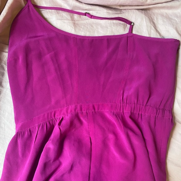 Madewell Pink Silk Cami Dress Size 4 - Picture 4 of 8